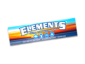 Elements Blue Ultra Thin Rice Paper King Size