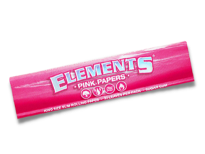 Elements Pink King Size Slim Rolling Papers